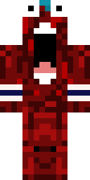 Screaming Red Fiend Minecraft skin