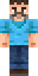 Classic Teal Miner Minecraft skin