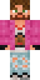 Pink Jacket Drip Minecraft skin