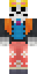 Carnival Bone Jester Minecraft skin