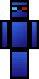 Cobalt Circuit Bot Minecraft skin