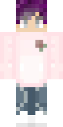 Blush Bomber Boy Minecraft skin