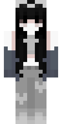 Pale Gothic Maiden Minecraft skin