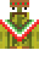Emerald Feathered Guardian Minecraft skin