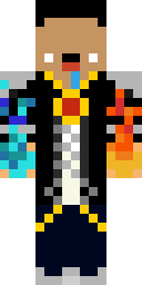 Floral Flame Rocker Minecraft skin