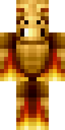 Molten Beast King Minecraft skin