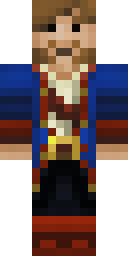 Sapphire Coat Corsair Minecraft skin