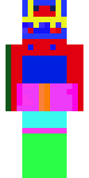 Glitch Confetti Tower Minecraft skin