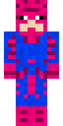 Cobalt Crimson Webslinger Minecraft skin