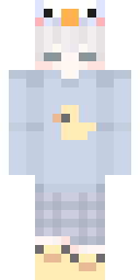 Sky Snow Owl Minecraft skin