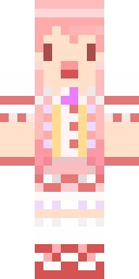 Blossom Pink Maiden Minecraft skin