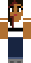 White Tank Athlete Minecraft skin