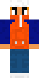 Tangerine Vest Guy Minecraft skin