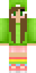 Leafy Frog Hoodie Minecraft skin