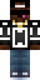 Monochrome Street Kid Minecraft skin