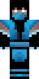 Azure Frost Ninja Minecraft skin