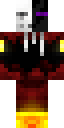 Molten Ember Demon Minecraft skin
