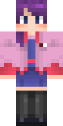 Pink Hoodie Sweetheart Minecraft skin
