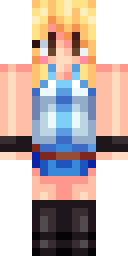 Sunny Beach Girl Minecraft skin