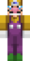 Purple Overalls Goofball Minecraft skin