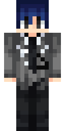 Blue Crest Gentleman Minecraft skin