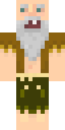 Grey Beard Elder Minecraft skin
