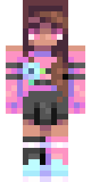 Pastel Galaxy Girl Minecraft skin