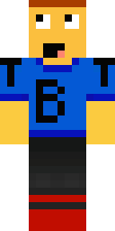 Blue Jersey Hollerer Minecraft skin