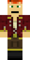Crimson Duelist Coat Minecraft skin