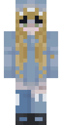 Golden Meadow Maiden Minecraft skin
