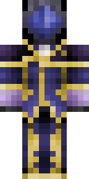 Sapphire Crest Knight Minecraft skin