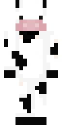 Snowy Cow Costume Minecraft skin
