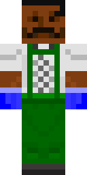Green Apron Worker Minecraft skin