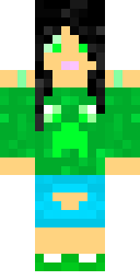 Emerald Meadow Girl Minecraft skin