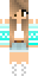 Teal Trim Beachgoer Minecraft skin