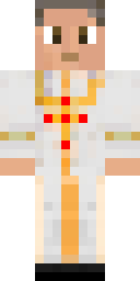 Golden Trim Priest Minecraft skin
