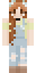 Denim Overall Girl Minecraft skin