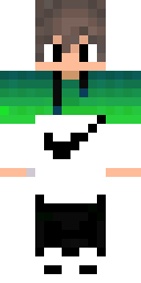 Green Fade Gamer Minecraft skin