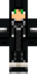 Emerald Goth Rebel Minecraft skin