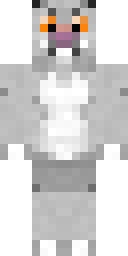 Silver Wolf Pup Minecraft skin