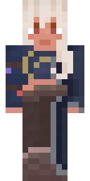 Silver Gunner Minecraft skin