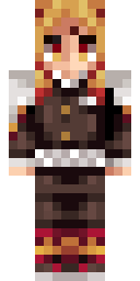 Golden Steampunk Maid Minecraft skin