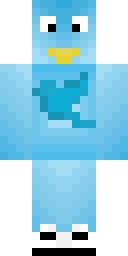 Blue Bird Blob Minecraft skin