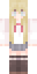 Golden School Girl Minecraft skin