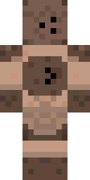 Patched Teddy Minecraft skin