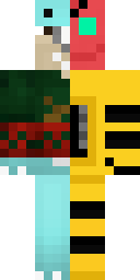 Glitch Tiger Minecraft skin