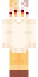 Cream Cat Onesie Minecraft skin
