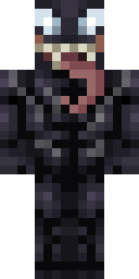 Black Symbiote Minecraft skin