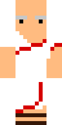 Bald Hero Punch Minecraft skin