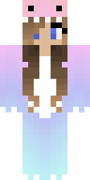 Pastel Bunny Dress Minecraft skin